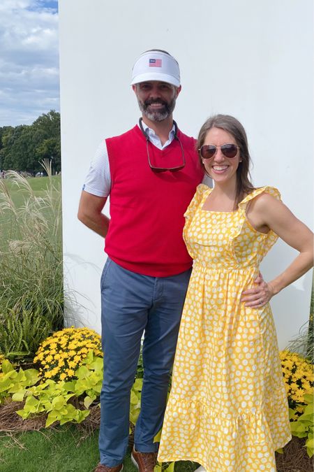 Sunny and ready for a day watching golf ⛳️ 

Wore this Target dress to the Presidents Cup and it was the perfect choice! Lightweight, sunny, has pockets, and comfortable. I paired with sneakers. 

Size down in target dresses. 

Linking similar options as well  

#LTKstyletip #LTKSeasonal #LTKunder50