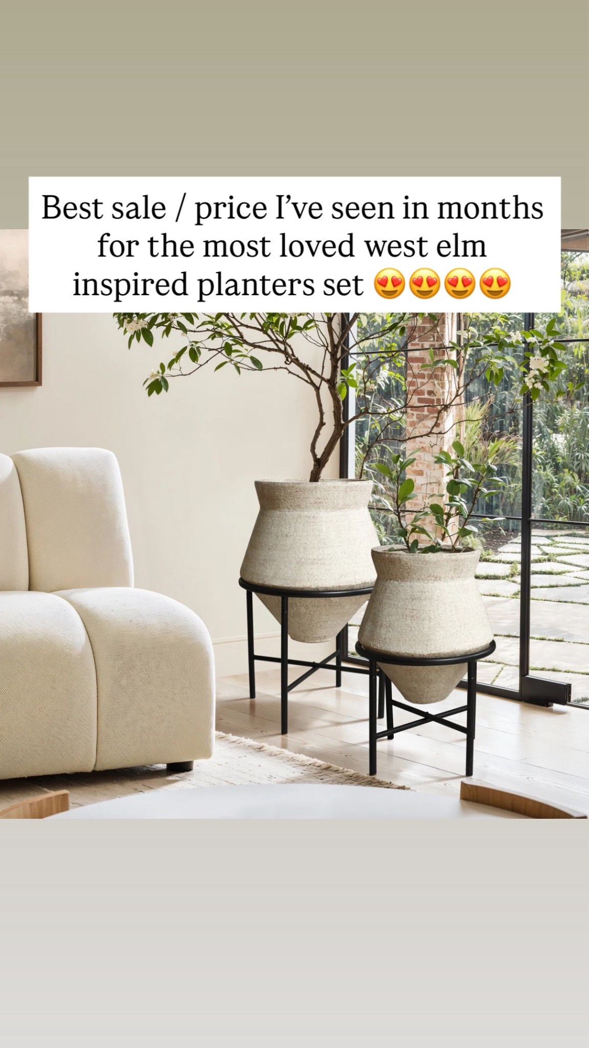 Best sale / price I’ve seen in months for the most loved west elm inspired planters set 😍😍😍😍 

#LTKHome #LTKSeasonal #LTKSaleAlert