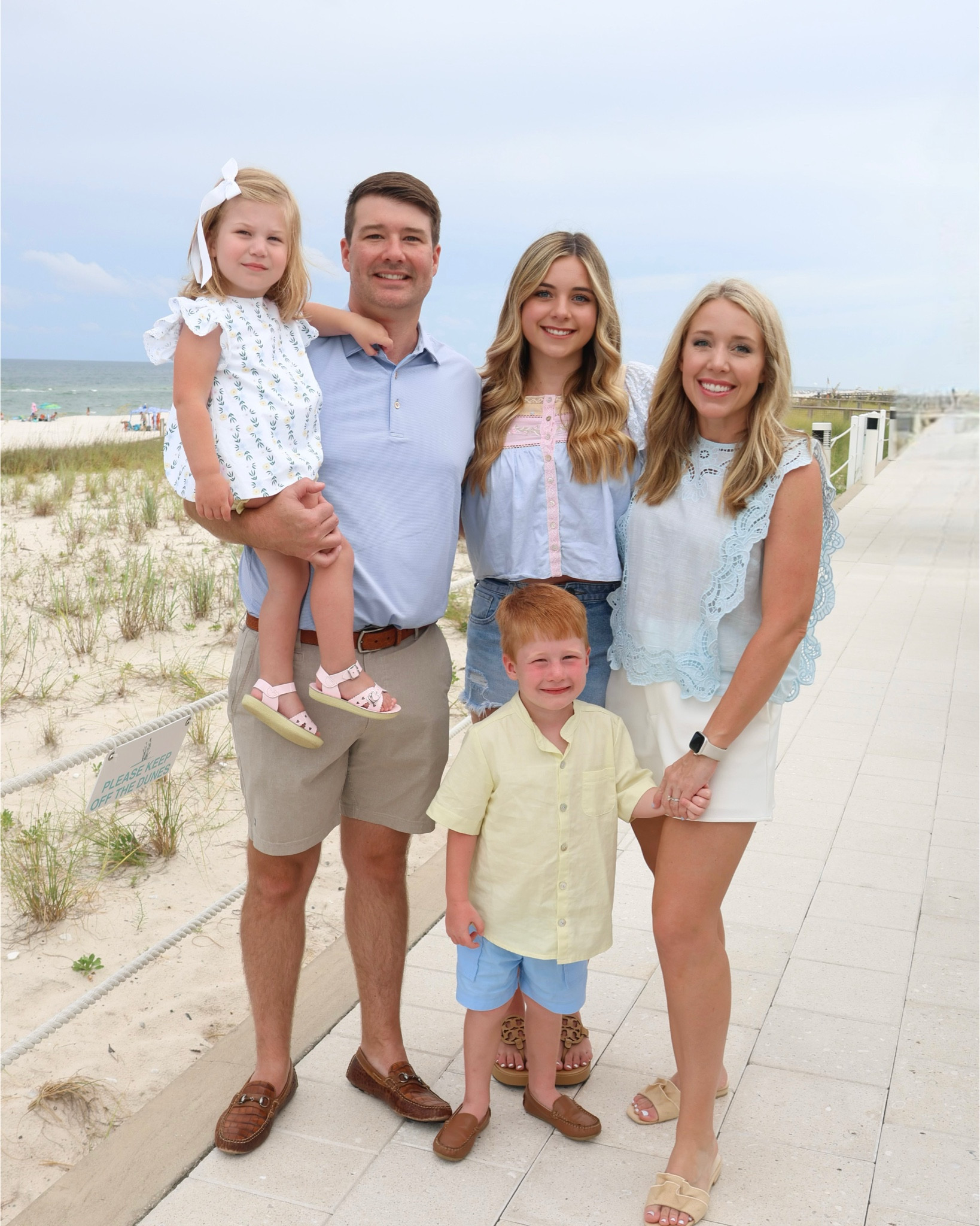 Family beach trip! It’s been a busy summer and we finally got down to the beach! I linked this lovely light blue cutwork blouse. A closet staple that will be classically pretty for seasons to come. 🩵

Feminine grandmillennial style, family beach pictures, outfits for family photos 

#LTKKids #LTKFamily #LTKTravel