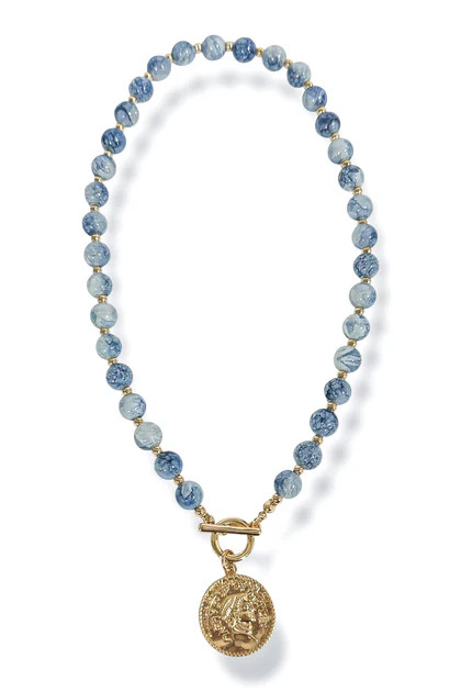 Start of Something New Coin Pendant Beaded Necklace | The Willow Tree