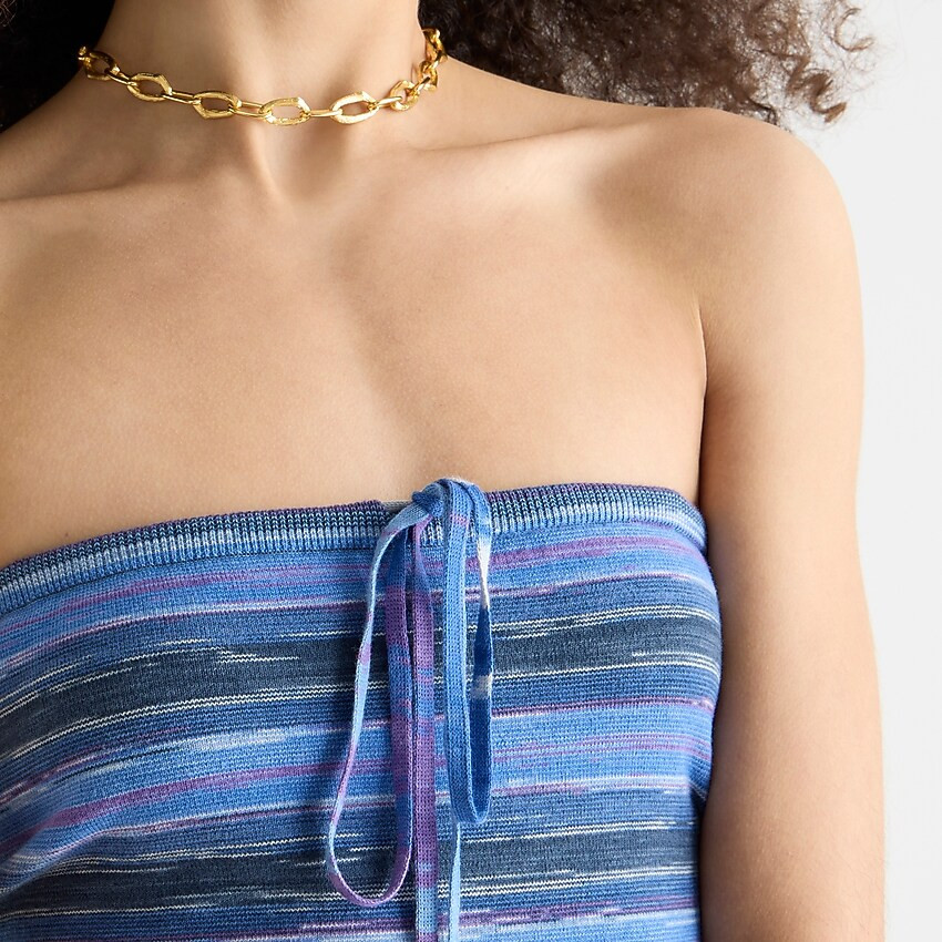 Space-dyed sweater tube top | J. Crew US
