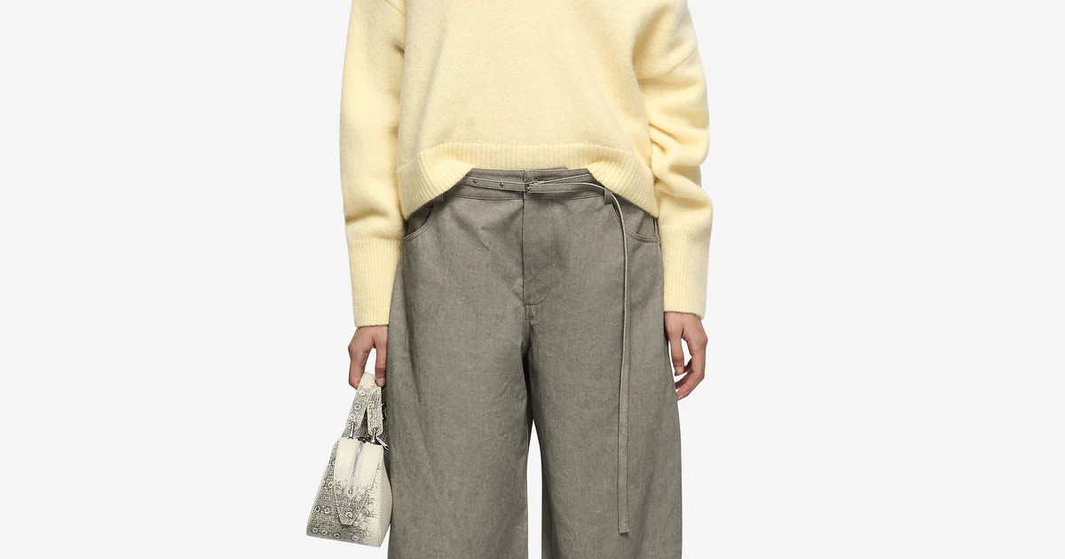 CAMPBELL V CROPPED JUMPER - BUTTER | Bec & Bridge (Global)
