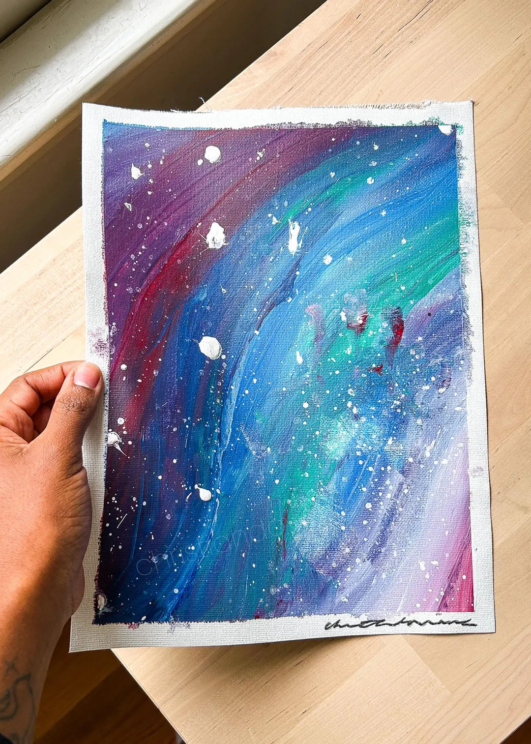 Original Art Painting // Uncertainty is a Friend // One-of-a-kind Abstract Acrylic Gouache Painti... | Etsy (US)