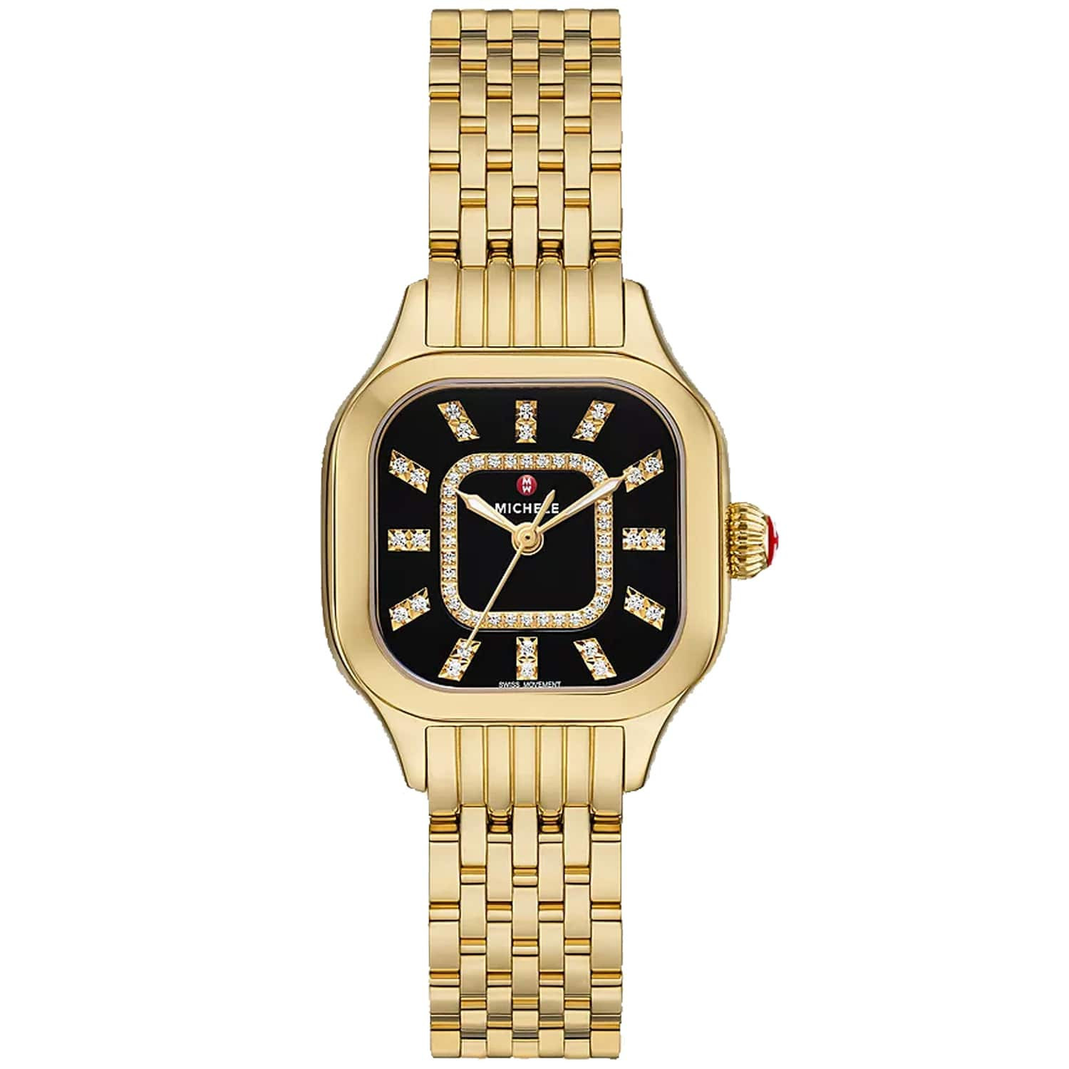 Michele Women's Meggie Black Dial Watch | Shop Simon