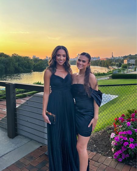 Wedding guest dresses! I’m wearing a 2 in black pleated maxi dress and Bailey is wearing a 2 in off the shoulder black mini dress 🖤 






Fall wedding guest dress, black dress, cocktail dress, formal dress, black tie optional dress

#LTKstyletip #LTKwedding #LTKunder100