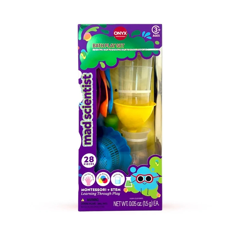 ONYX Professional Mad Scientist 28 Piece Bath Play Set | Walmart (US)