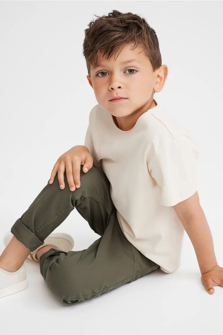 Relaxed Fit Twill Pants | H&M (US + CA)