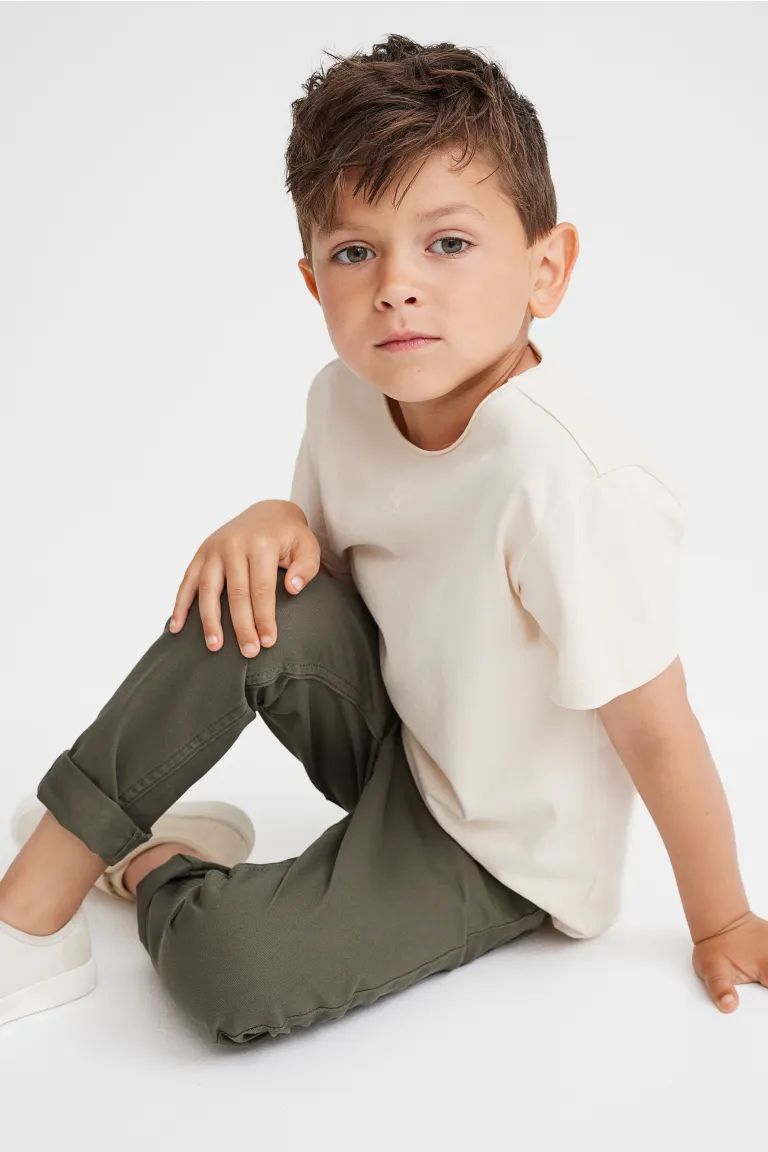 Relaxed Fit Twill Pants | H&M (US)