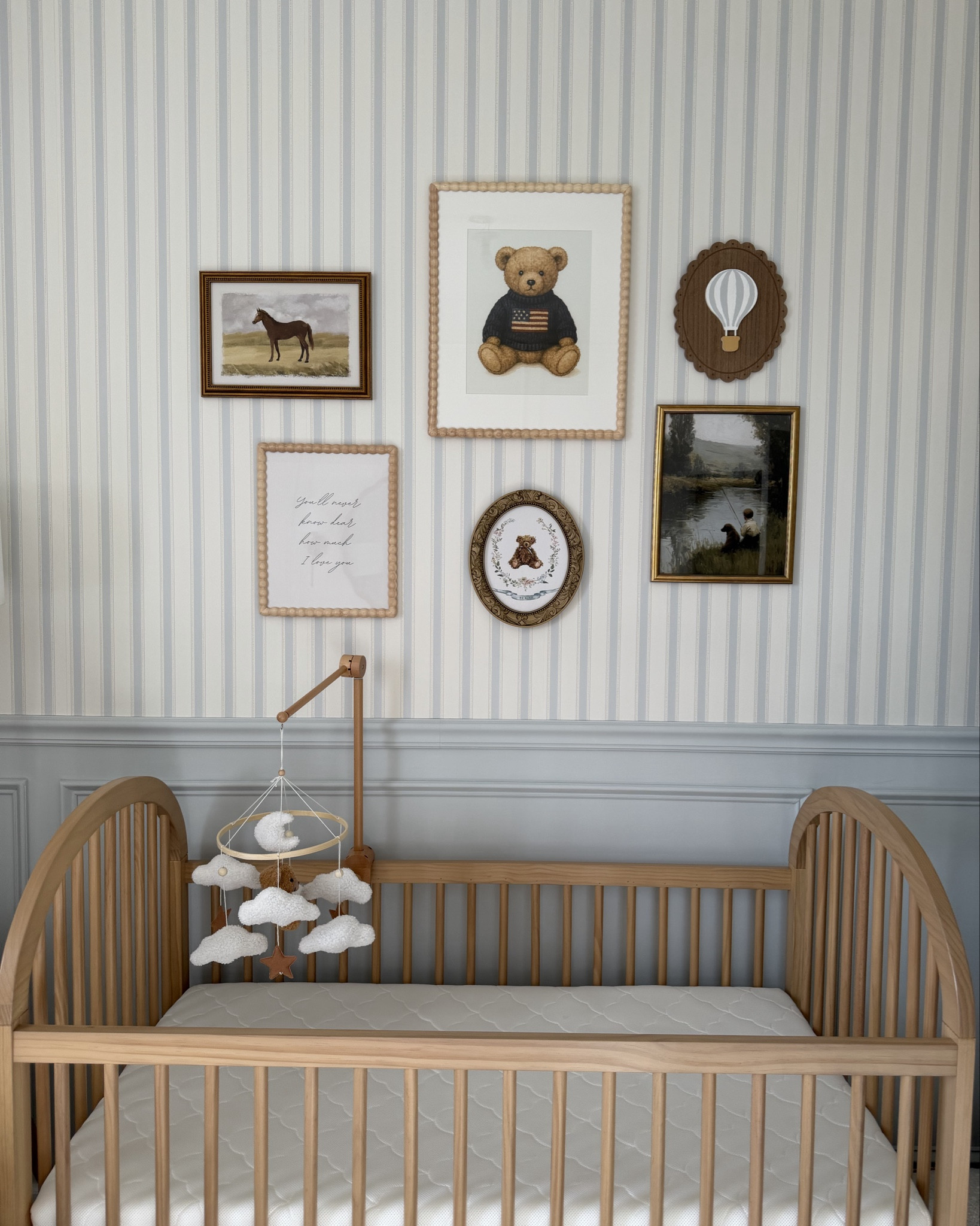 our baby boy’s nursery 🤍✨
still missing a few final touches, but I’m honestly obsessed with how our vision came to life… this room already feels so special 