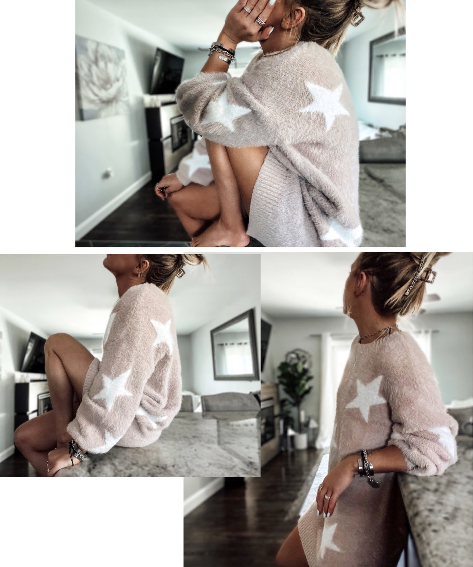 Softness Overload 🧸
:
Meenew Women's Furry Crewneck Oversized Loose Long Pullover Sweater Dress - Amazon Sweater Dress - Color: White Pink (size S) - $40
:
:
sweater dress, sweater dresses, amazon dresses, amazon sweaters, star sweater, star style, comfy outfits, simple looks, casual outfits, lounge outfits, spring style, spring fashion, spring inspo, ootd, outfit details, amazon sweater

#LTKFind #LTKstyletip #LTKunder50