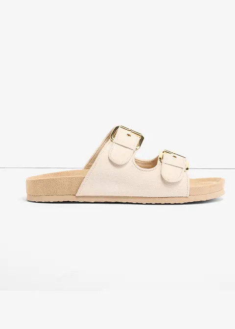 Vielseitig kombinierbare Pantolette für den Sommer - beige | Bonprix DE