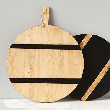 Natural Wood Round Charcuterie Boards | West Elm (US)