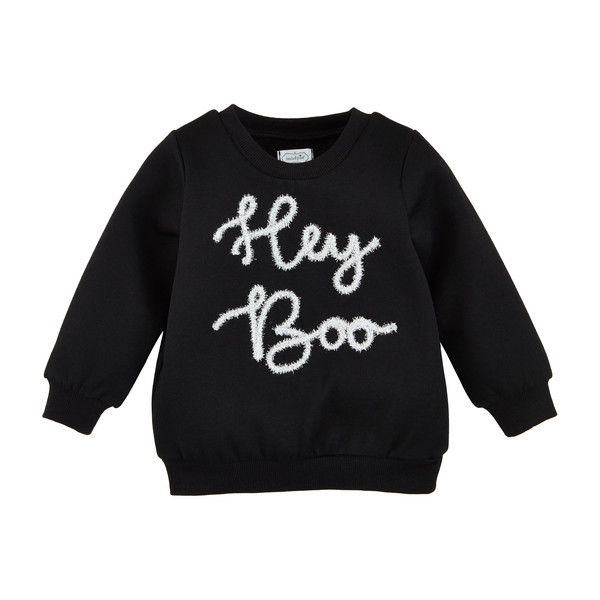 Hey boo toddler sweatshirt | Mud Pie