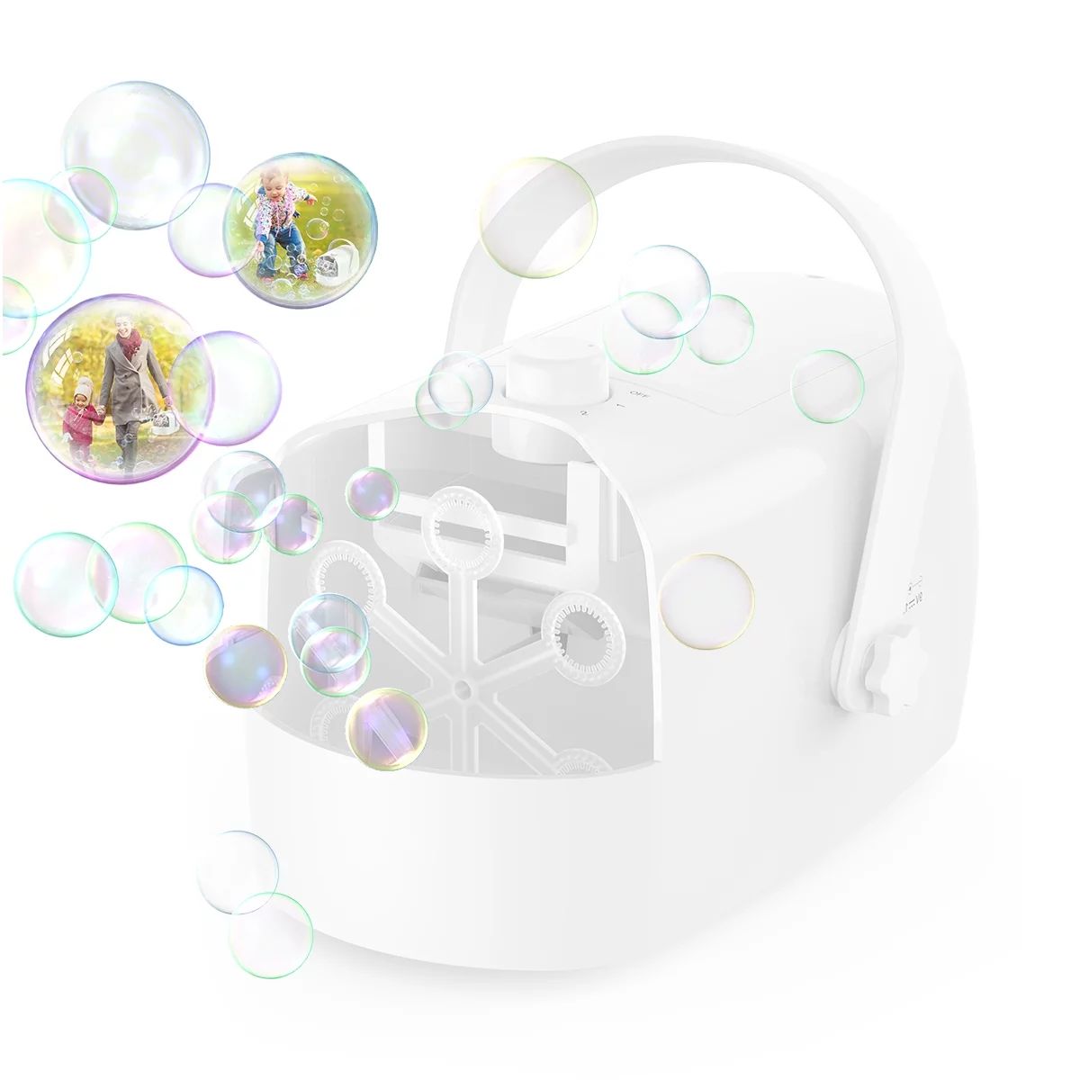 Bubble Machine, iTeknic Bubble Blowing Machine Automatic Bubble Maker - Walmart.com | Walmart (US)