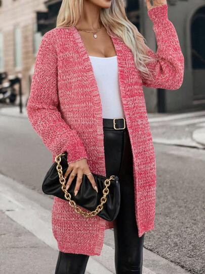 SHEIN Unity Drop Shoulder Buttoned Oversize Cardigan | SHEIN