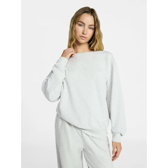 No Boundaries Cozy Sleep Long Sleeve Top, Women’s XXS-3X | Walmart (US)