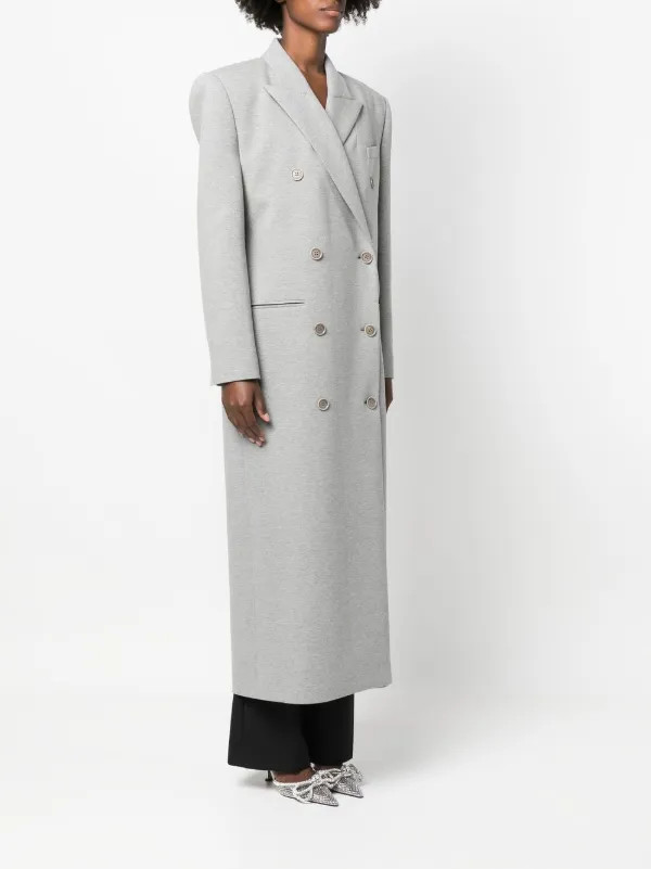Magda Butrym Double Breasted ankle-length Coat - Farfetch | Farfetch Global