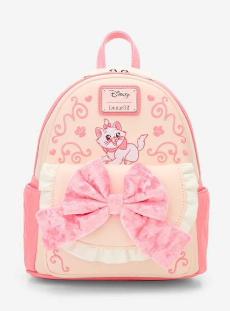 Loungefly Disney The Aristocats Marie Velvet Bow Mini Backpack - BoxLunch Exclusive | BoxLunch | BoxLunch