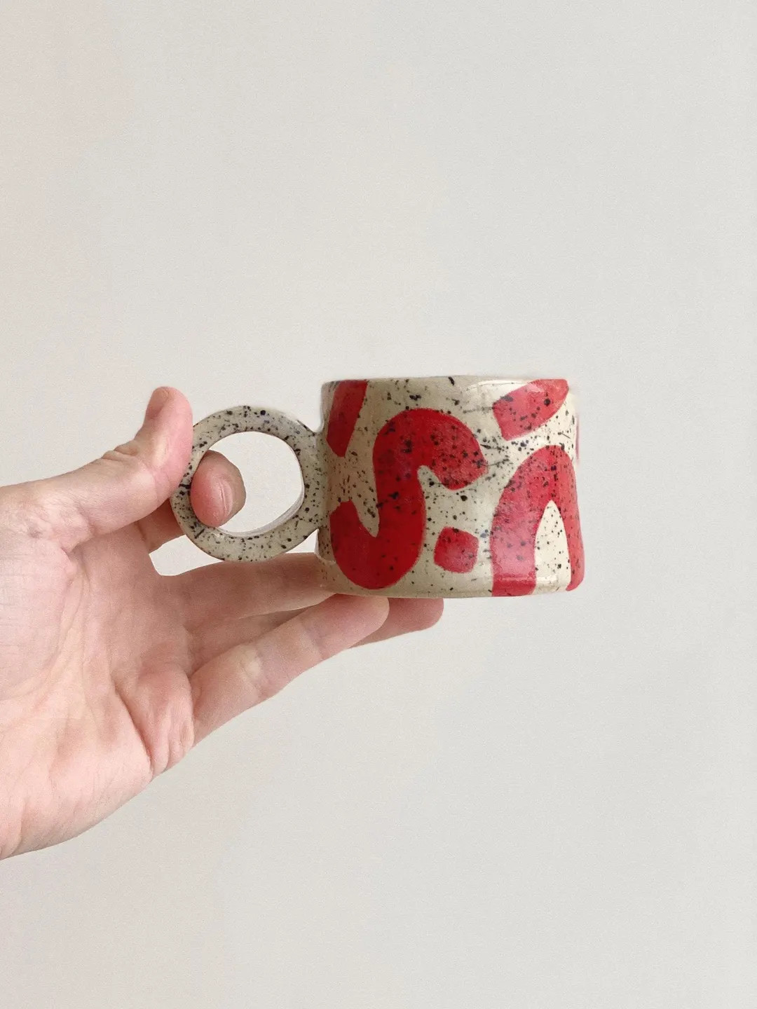 Handmade Stoneware Espresso Mug With A Handle / Small Espresso Mug / Stoneware Double Espresso Cu... | Etsy (US)