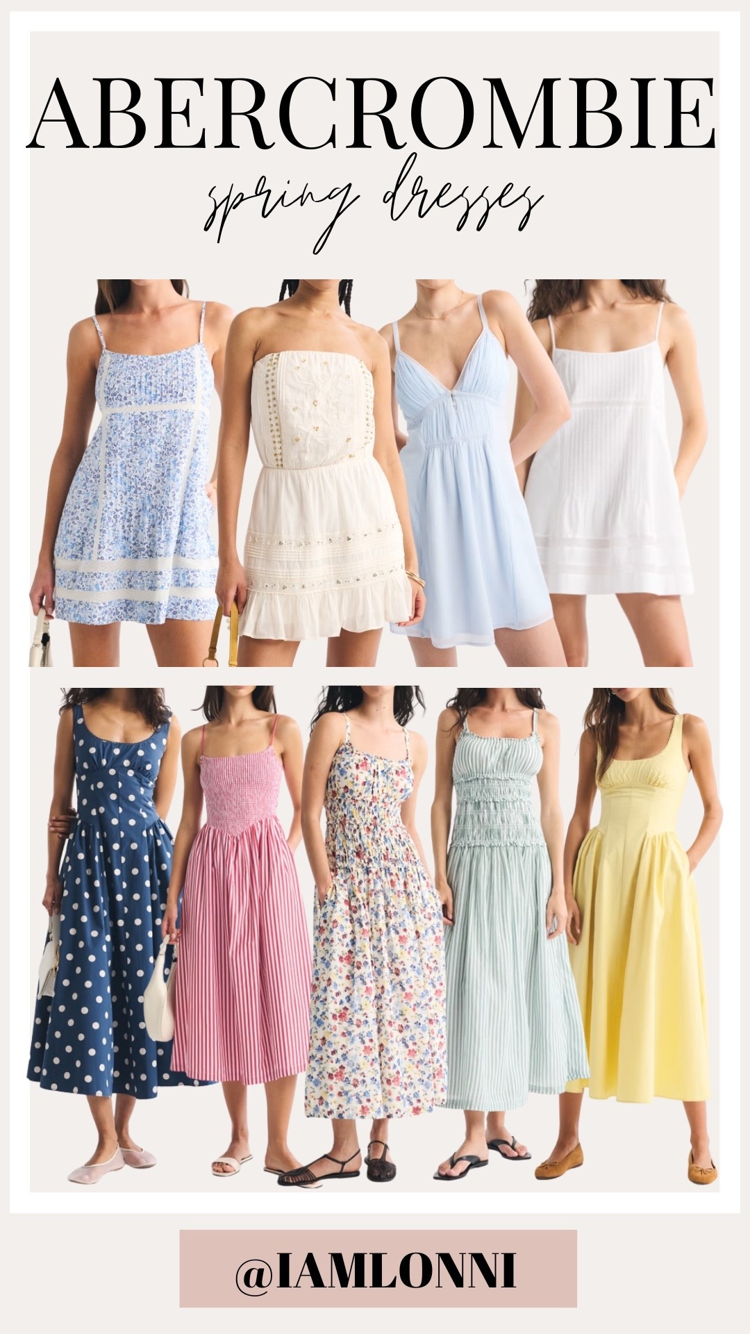 Some of my favorite Abercrombie Spring Dresses!!

abercrombie fashion, spring dresses, maxi dresses, mini dresses, abercrombie finds, women’s fashion, spring fashion#LTKBeauty

#LTKSeasonal