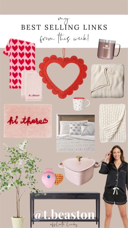 Best selling links from this week! Valentine’s Day finds, new bedding, decorations and more! On sale at target now! 

#LTKfindsunder50 #LTKhome #LTKSeasonal
