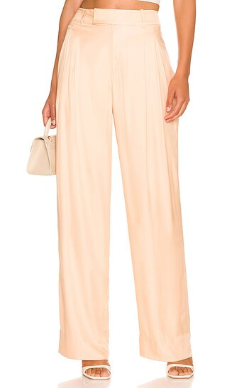 Hollie Trouser in Honey Peach | Revolve Clothing (Global)