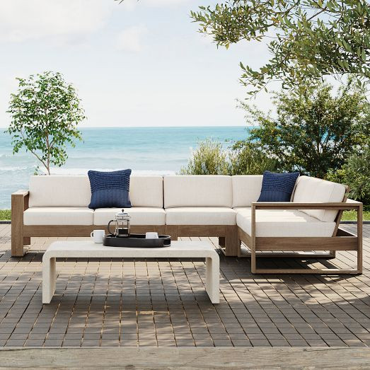 Build Your Own - Portside Outdoor Sectional | West Elm (US)