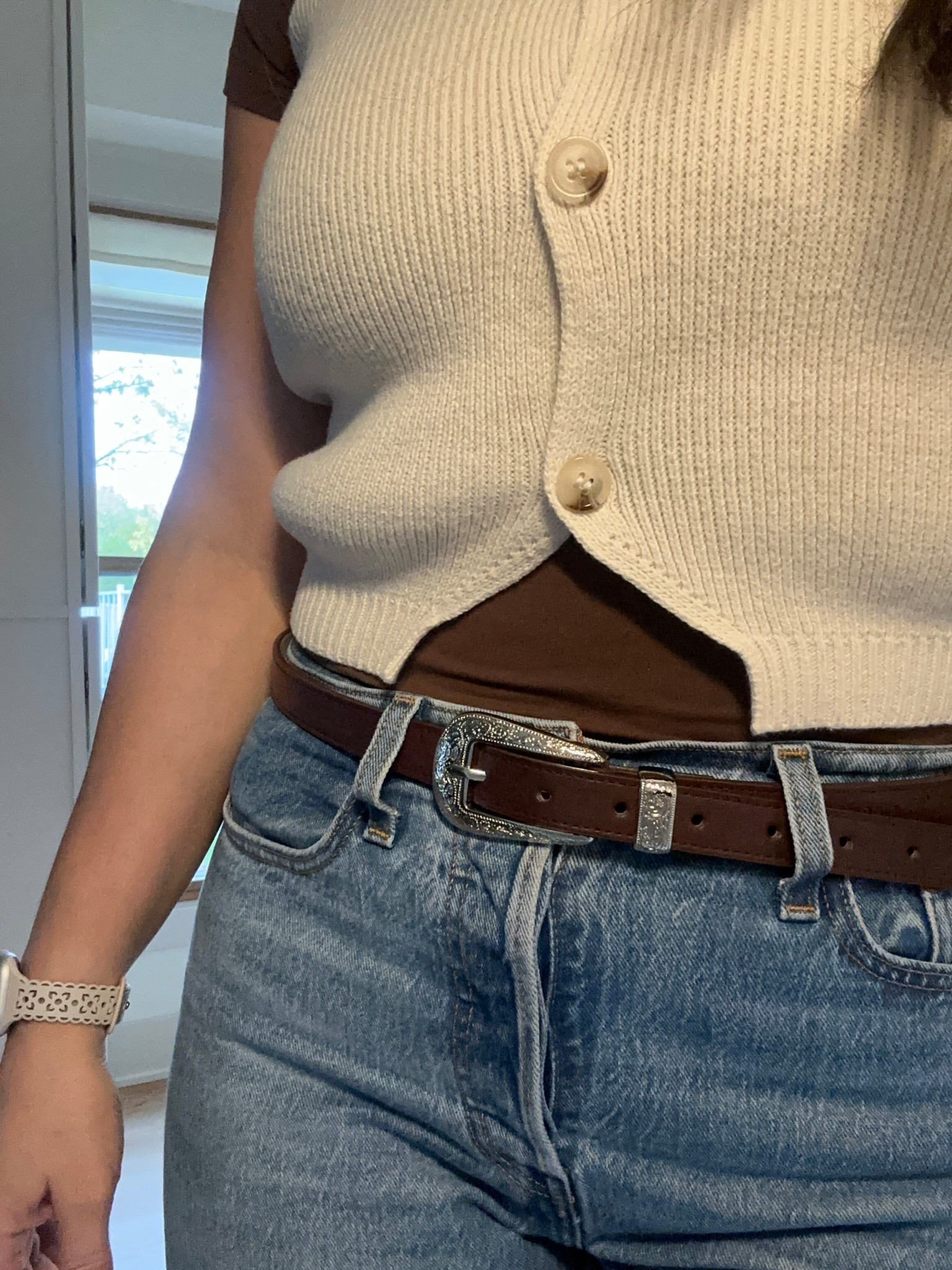 Add a dash of western style to a classic outfit and you instantly create a look that feels effortless, confident, and undeniably chic. Think tailored trousers paired with a subtle tooled-leather belt, a crisp white blouse topped with a modern suede jacket, or a timeless black dress elevated with sleek ankle boots and minimal silver hardware.
Western elements don’t have to mean full-on cowboy—they can be soft nods that bring texture, personality, and edge to your everyday style. When balanced well, these touches add depth without overpowering your outfit, giving you a look that’s polished yet full of character.
Ready to elevate your wardrobe with curated western-inspired accents? Book a styling session with me today and let’s create looks that feel authentically you—classic, modern, and beautifully chic. 

#LTKootd #LTKStyleTip