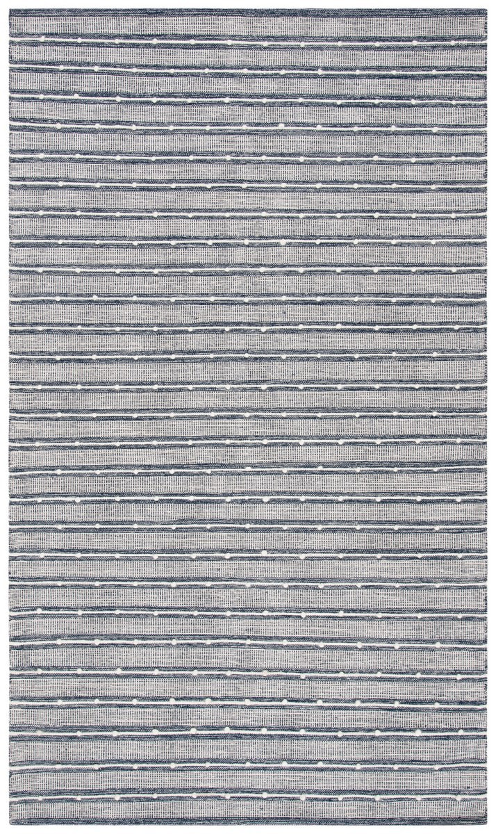 Safavieh Striped Kilim Stk513N Navy - Blue Area Rug | RugStudio.com
