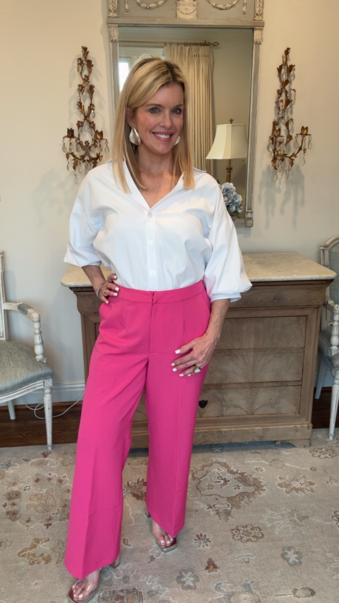 These Ming Wang pants are on sale for a fabulous price! Perfect for spring. ❤️

#LTKOver40 #LTKSaleAlert #LTKootd