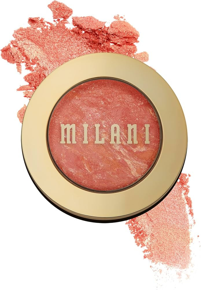 Milani Baked Blush, Powder Blush for Cheeks, Cruelty Free Makeup - Shape, Contour & Highlight Fac... | Amazon (US)