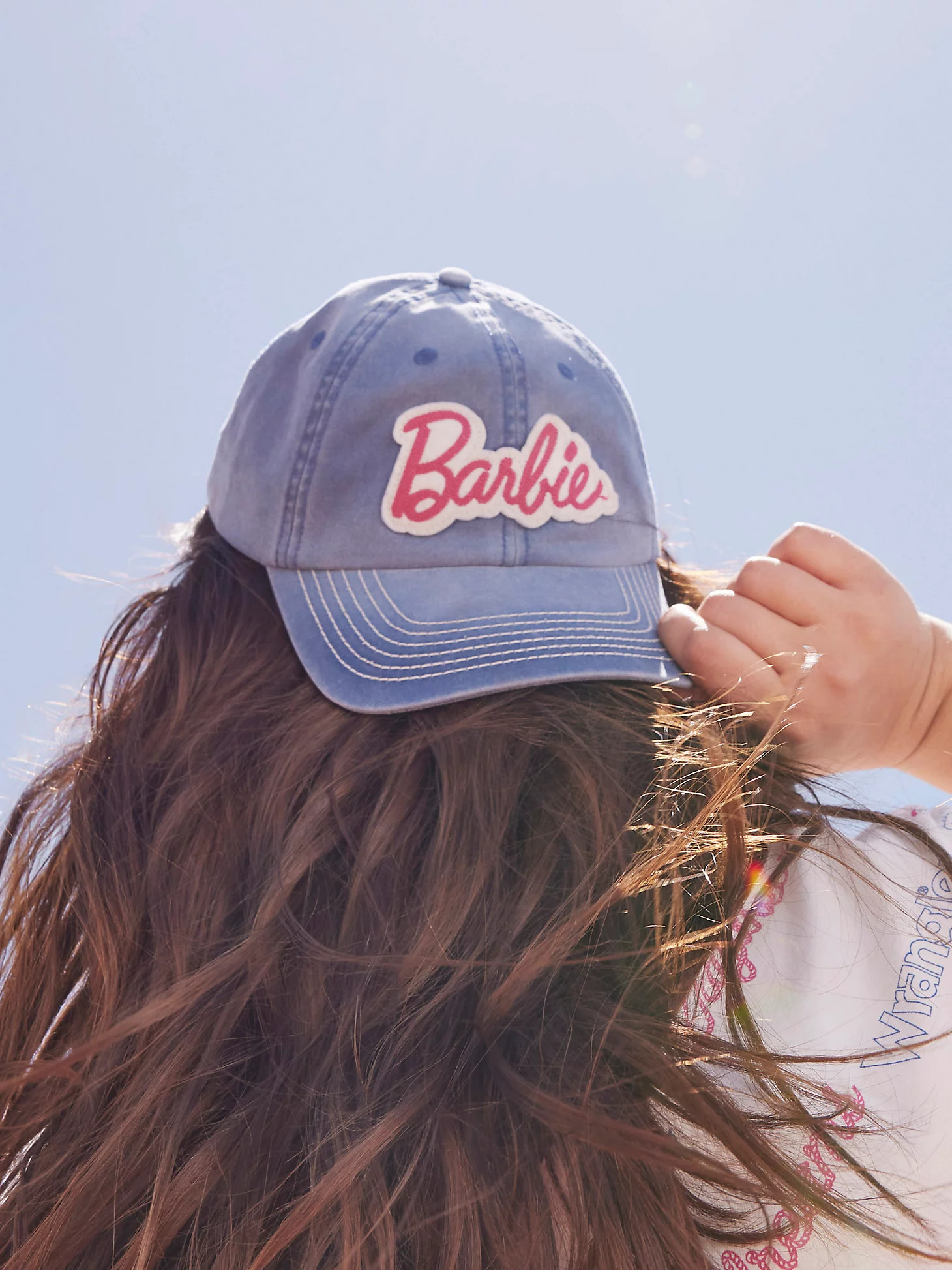 Wrangler x Barbie™ Denim Baseball Cap in Dark Denim | Wrangler