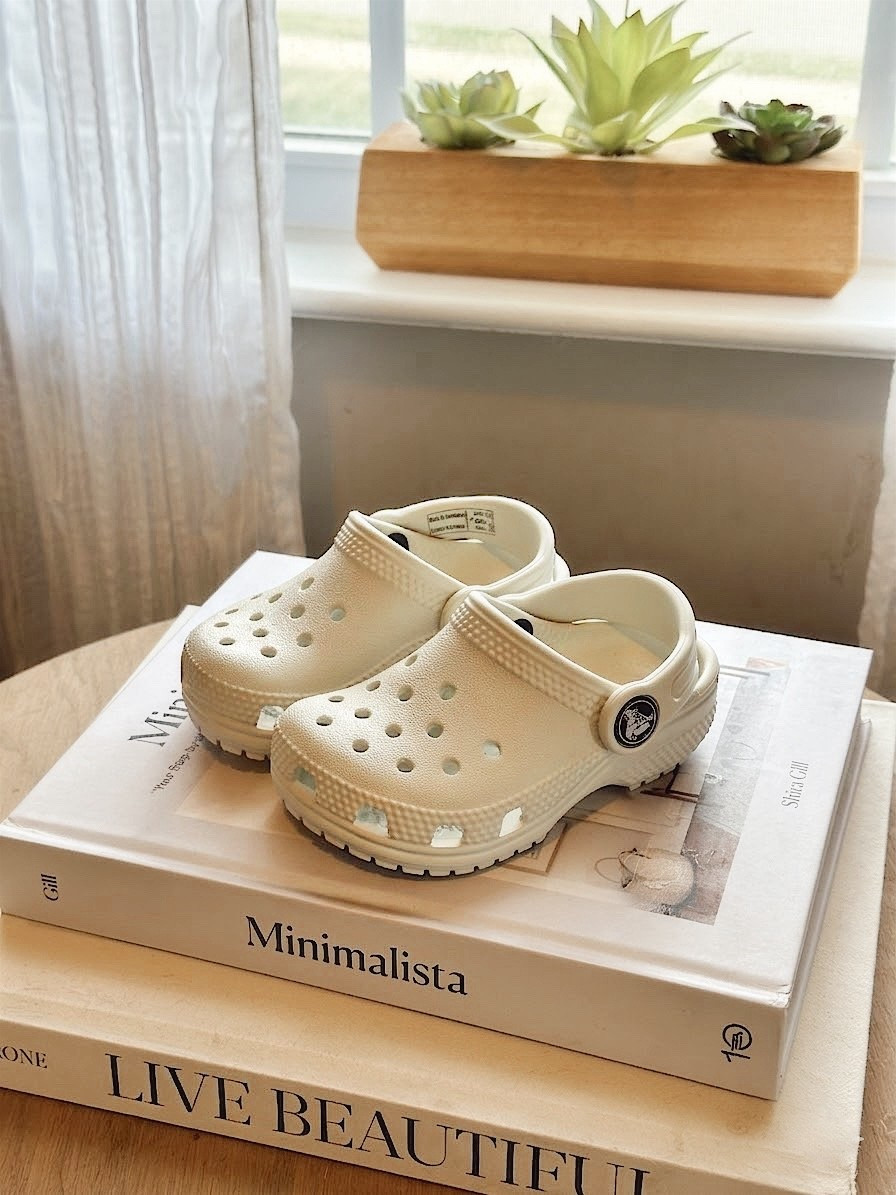 Baby crocs are the cutest. I love this linen color too!

#LTKBaby #LTKKids #LTKSaleAlert