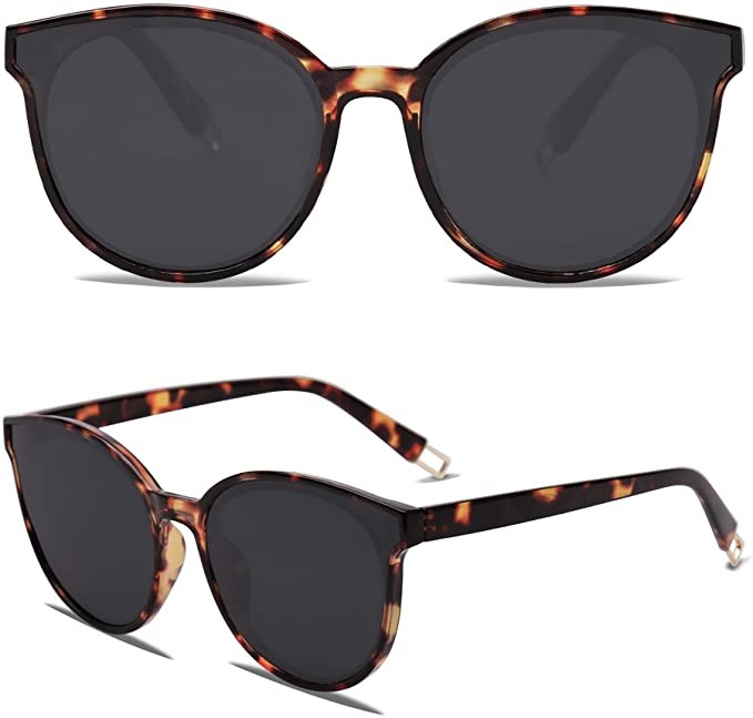 SOJOS Fashion Round Sunglasses for Women Men Oversized Vintage Shades SJ2057 | Amazon (US)