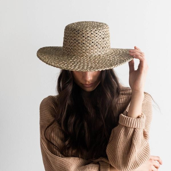 Seabreeze Seagrass Hat | Gigi Pip
