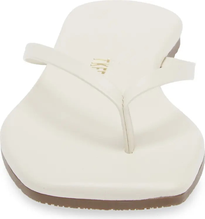 TKEES Lily Square Toe Flip Flop in Black at Nordstrom, Size 11 | Nordstrom