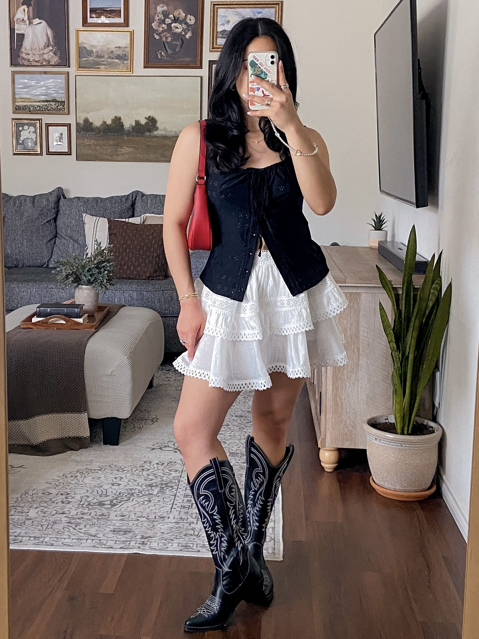 wearing the top and bottoms in a size medium, both fit true to size! 

🏷️: country concert outfit, western outfit, western boots, amazon fashion, amazon finds, commense, neutral outfit, cowgirl boots, neutral western outfit, summer outfits, outfit idea, what to wear 

#LTKShoeCrush #LTKStyleTip #LTKSeasonal