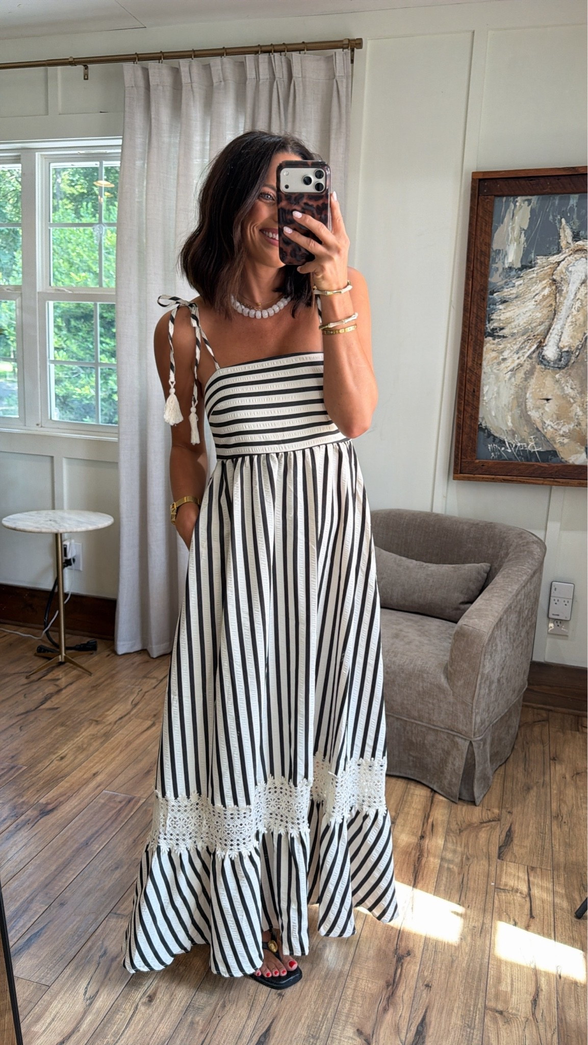 this dress is SO pretty 😍 the stripes + little lace details are everything!! such a good summer find from Cupshe 🤍🖤

#Cupshe #CupsheFinds #SummerStyle #SummerDress #AffordableFashion #LTKfinds #LTKfashion #AmazonFinds