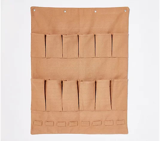 Cozy Cottage by Liz Marie Large Canvas Wall Organizer - QVC.com | QVC