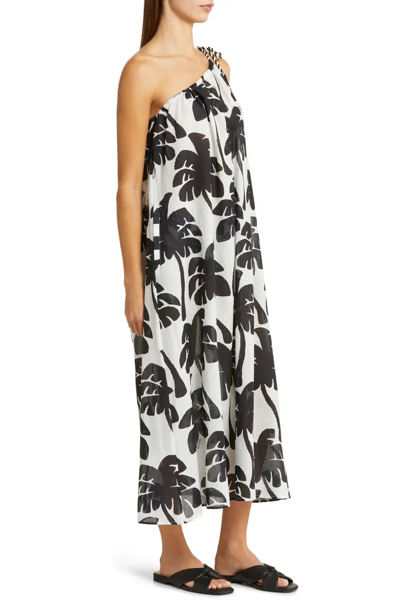 Coconut One-Shoulder Cover-Up Dress | Nordstrom