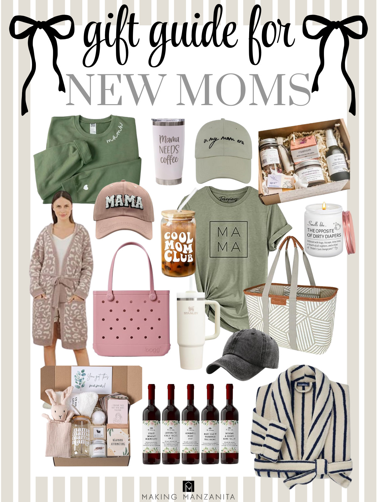 Thoughtful and cozy gift ideas for new moms who deserve a little extra love. #giftguide #giftsformom  

 #LTKGiftGuide #LTKBump #LTKKids