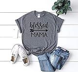 Religious t-shirt woman's top blessed shirt mom shirt gift for mother | Amazon (US)