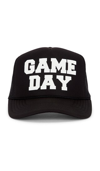Friday Feelin Game Day Hat in Black. | Revolve Clothing (Global)