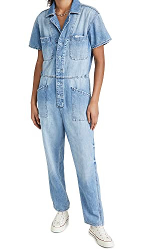 Pistola Denim Women's Grover Jumpsuit, Disoriented, Blue, XL | Amazon (US)