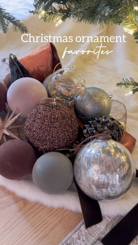 Linked ornaments in using and some other similar ones in stock as well!
Christmas ornaments- brown Christmas ornaments - Christmas decor 

#LTKHoliday #LTKhome #LTKSeasonal