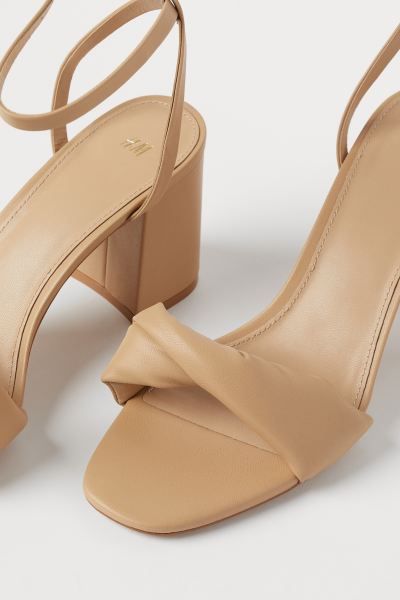 Twisted-strap sandals | H&M (UK, MY, IN, SG, PH, TW, HK)