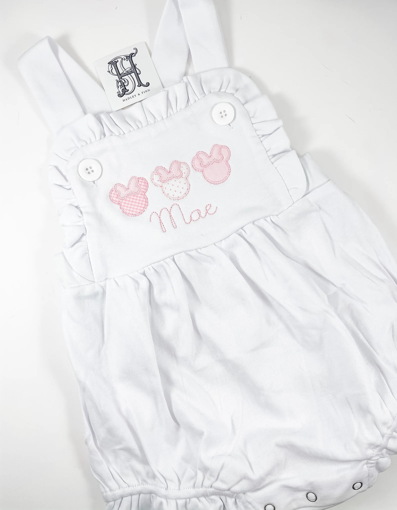 Baby/toddler/girls 3m-3t/white Sunsuit/pink Gingham and Bitty - Etsy | Etsy (US)