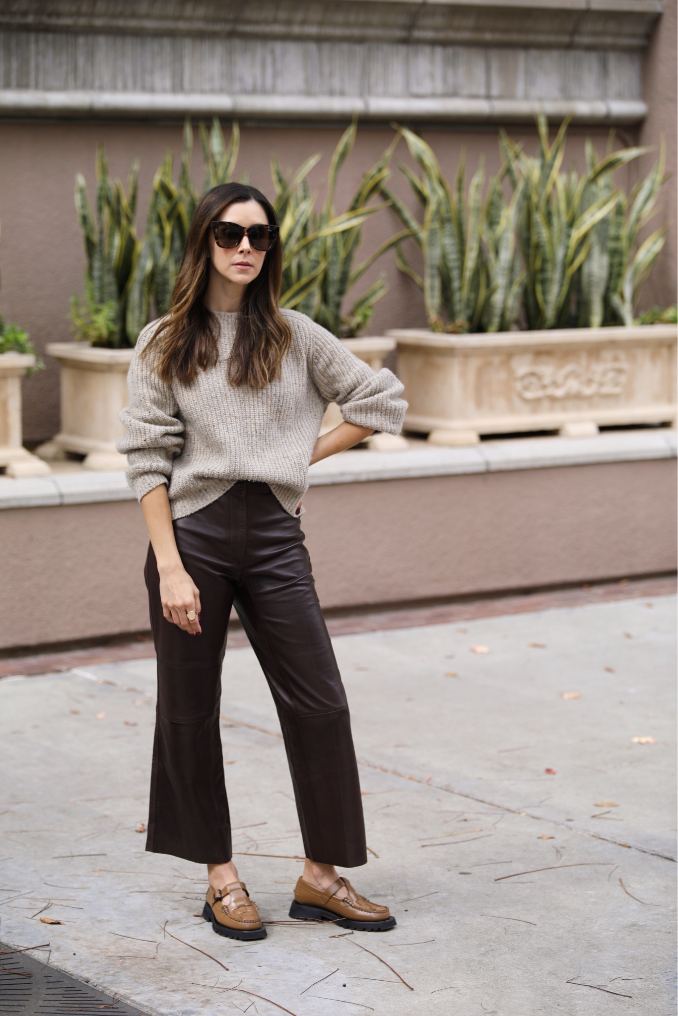 Loafers and leather pants. Loving a wider leg leather pants. Linked some affordable options here  

#LTKstyletip #LTKSeasonal #LTKshoecrush
