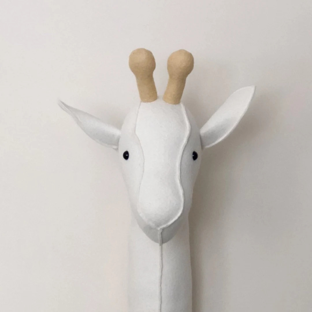 Giraffe/ giraffe head taxidermy / giraffe animal head /giraffe wall decor / giraffe baby room /gi... | Etsy (US)