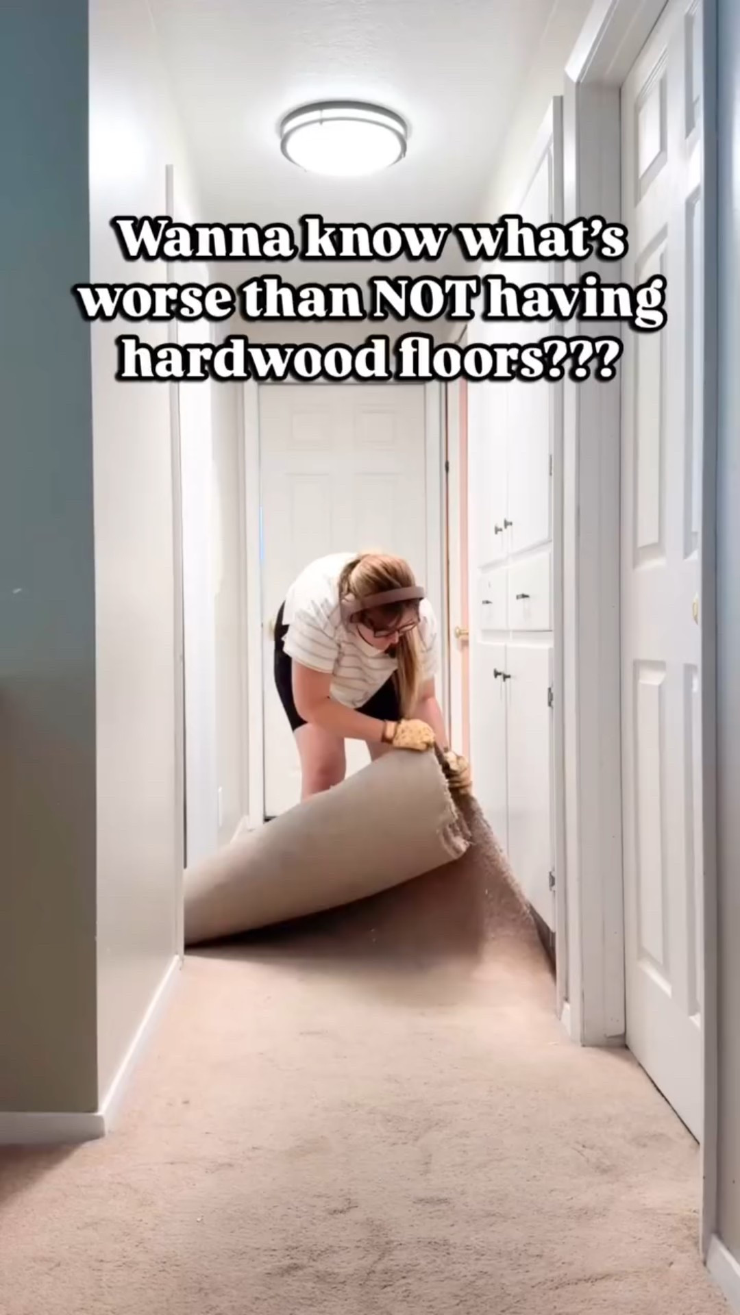 It’s fine. Everything’s fine. My little “rip up the carpet” project has spiraled, and I’m very excited to take you on this adhd-led journey with me 👍🏼

#hallwaymakeover #hallwayinspo #diy